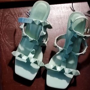 Ankle wrap high heel sandals